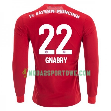 Koszulka Bayern Monachium Serge Gnabry 22 Domowe Stroje Piłkarskie 2019/20 Długi Rękaw